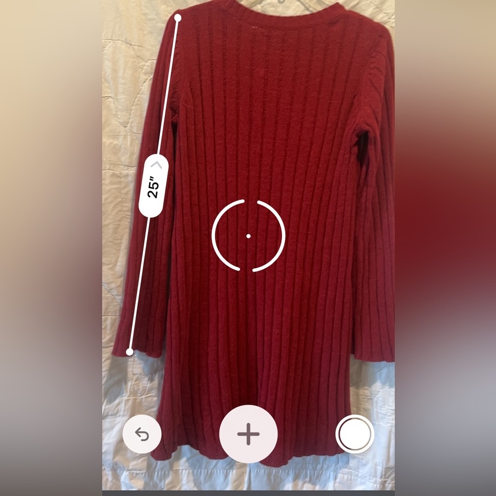 American Eagle Sweater Dresses Red & Black Long Sleeve Stretch Dresses
Sz:SmP/Ch - Picture 14 of 15